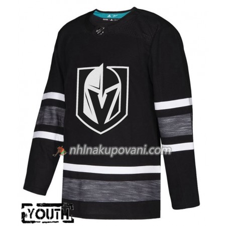 Vegas Golden Knights Dresy Blank Černá 2019 NHL All-Star Adidas Authentic - Dětské